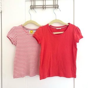 Bundle of two Mini Boden Short Sleeve Pointelle 5/6